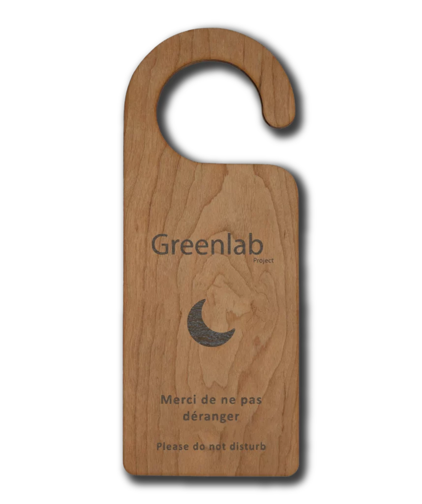 Accroche porte en bois