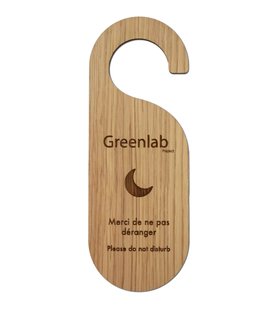 Accroche porte en bois