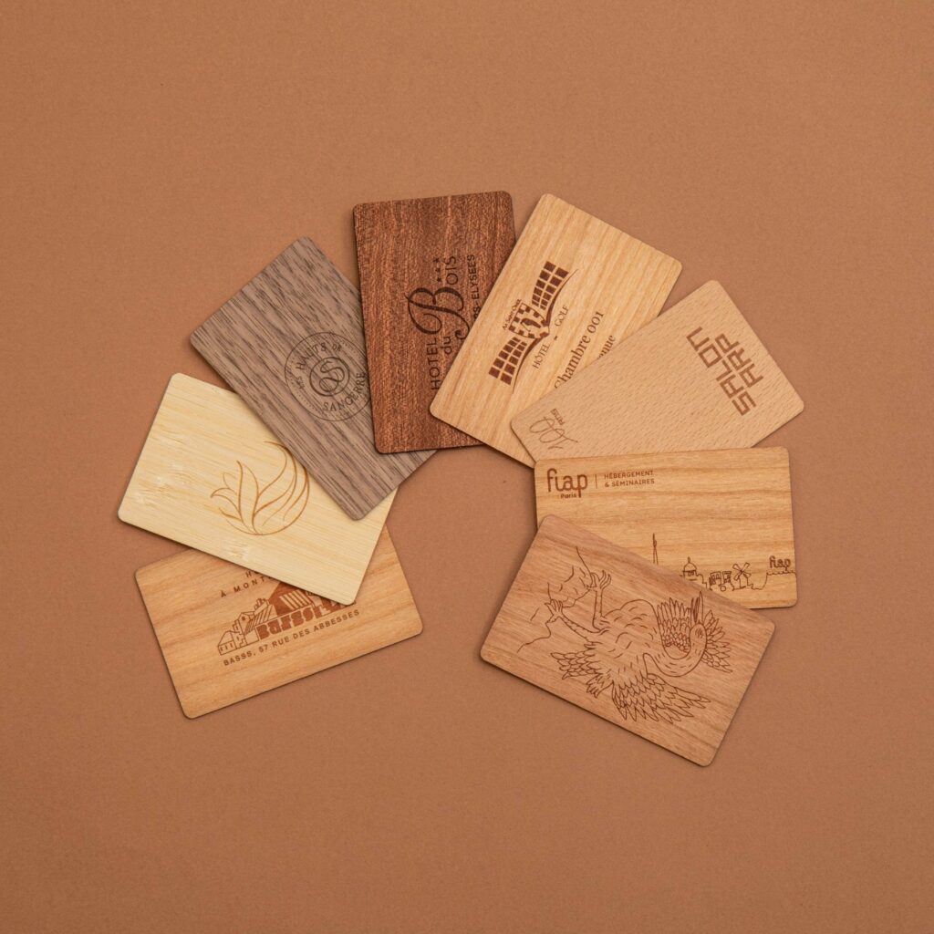rfid wood cards hotels companies greenlab