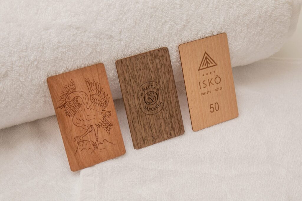 delivery of ecological rfid wood cards