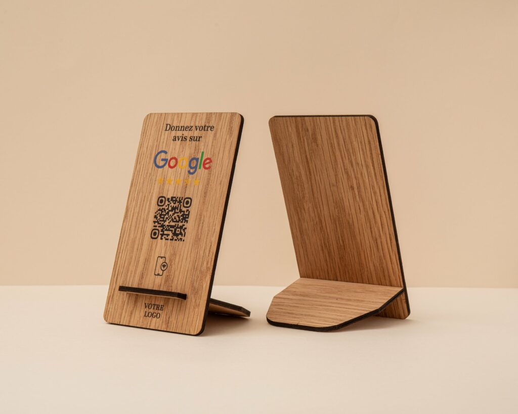 support chevalet bois hotels greenlab